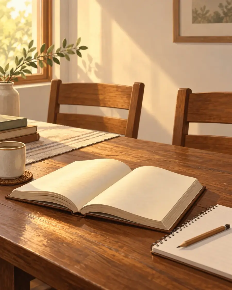 Livro Encima da Mesa